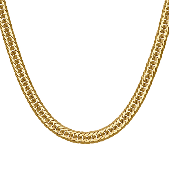 K18イエローゴールド キヘイネックレス （12面カットトリプル） 100g