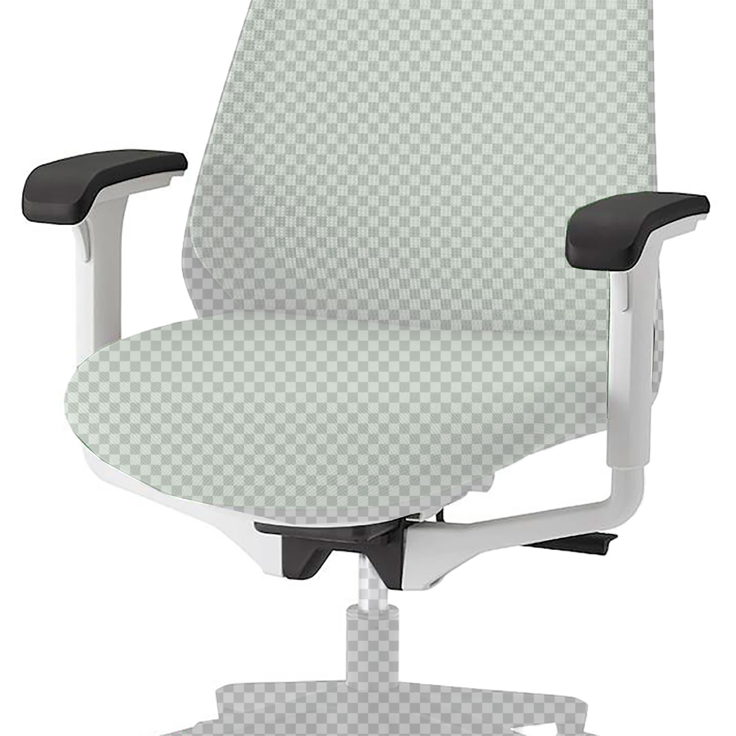 ノナチェア オプション 可動肘 KZP-337-W9 ［W9/ホワイト］(ホワイト