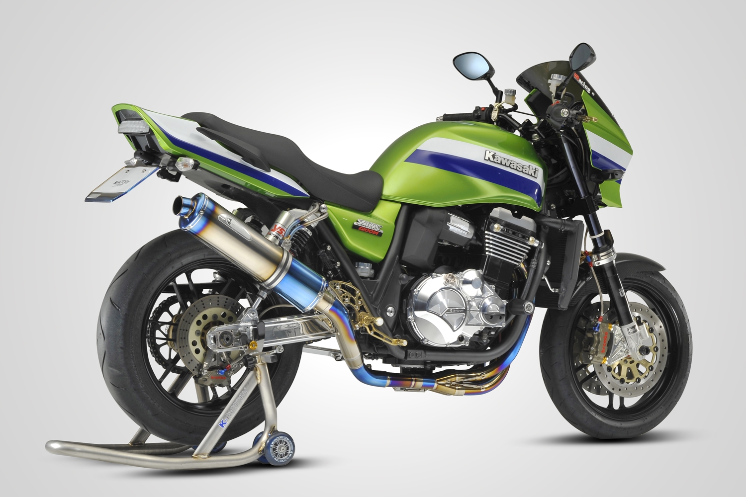 管理番号01724 K-FACTORY ケイファクトリー 60.5 チタン マフラー