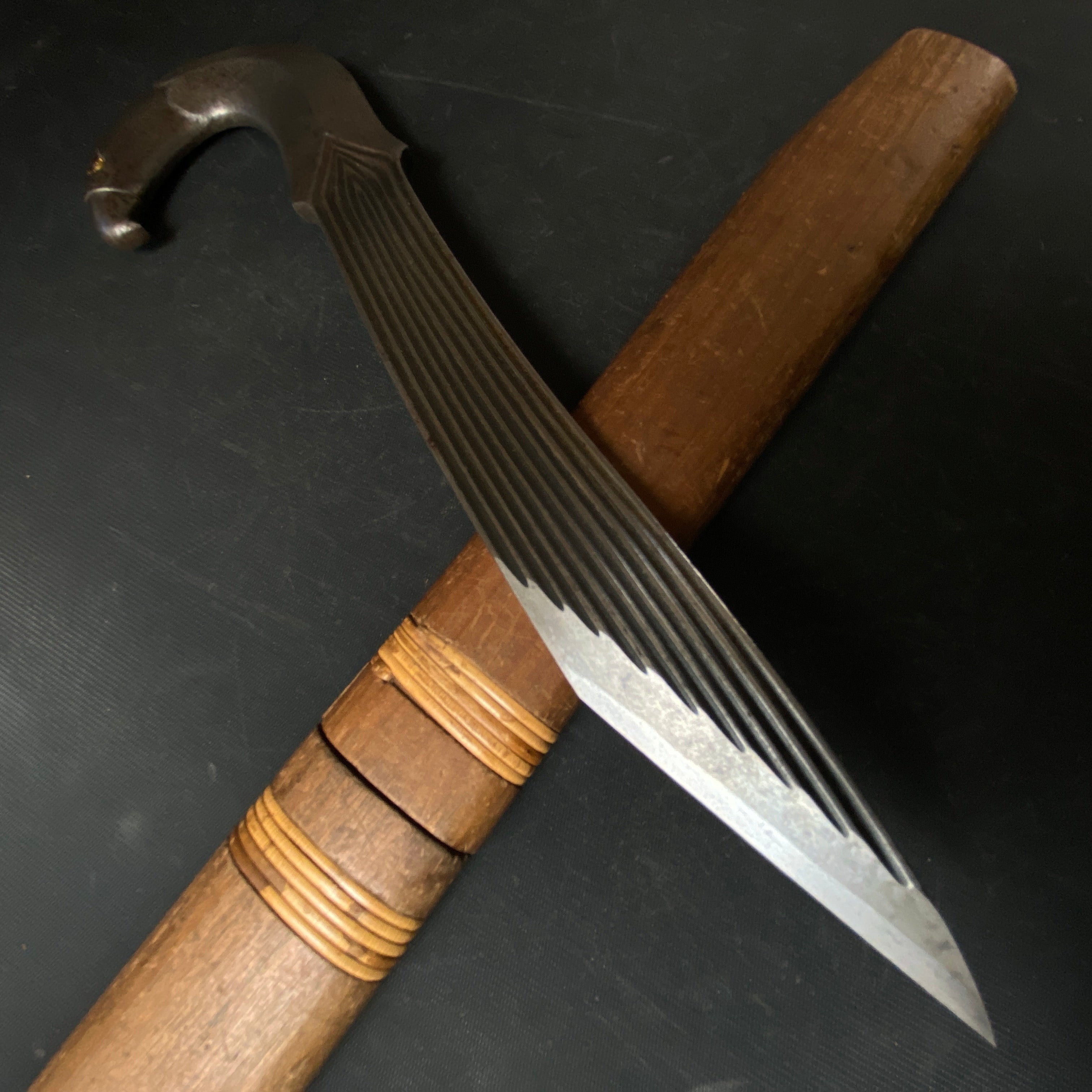 Old stock Fujiwara Yoshiaki Kiridashi Kokatana Bird(kanoto tori