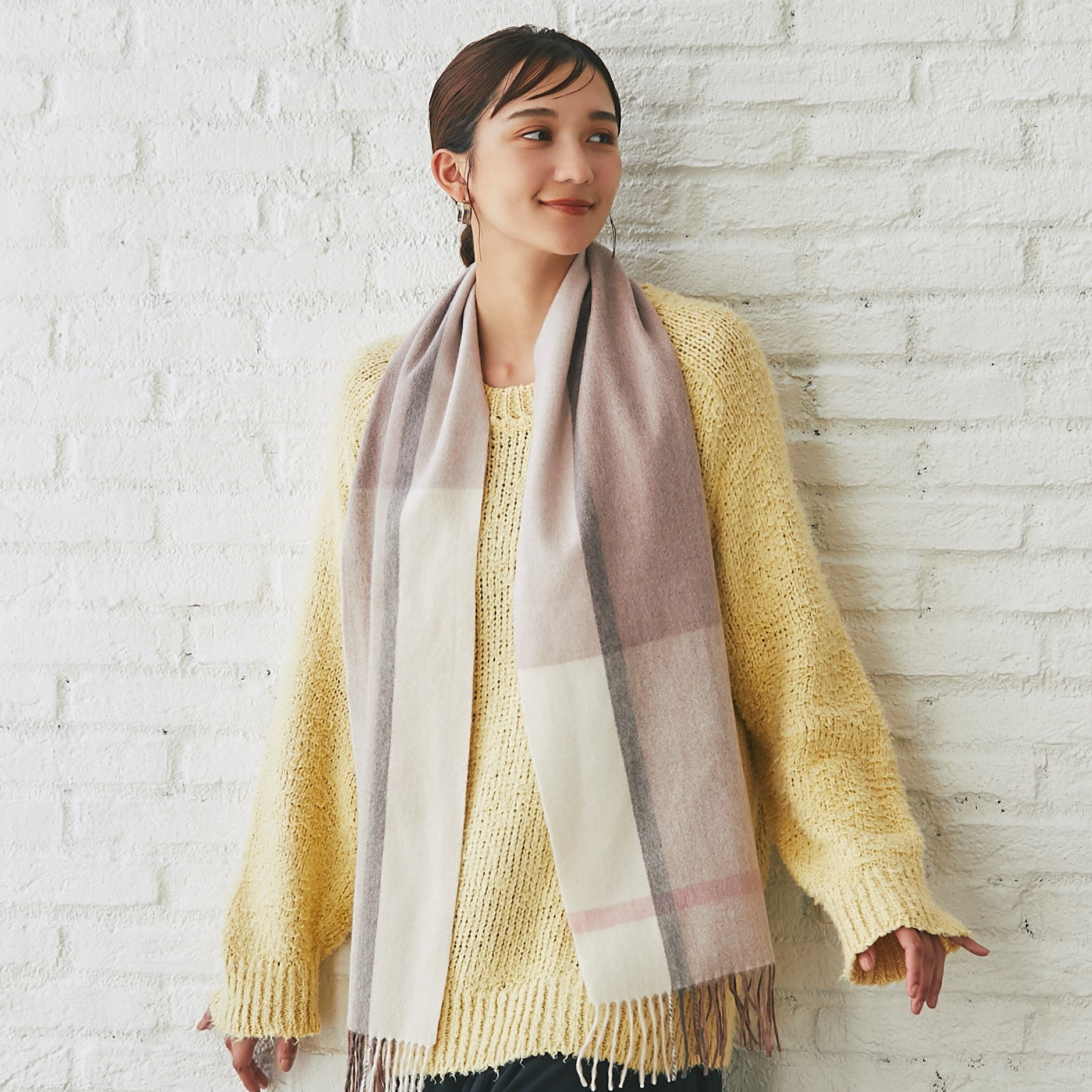 BURBERRY カシミヤ カシミア100% ノバチェック マフラー ベージュ