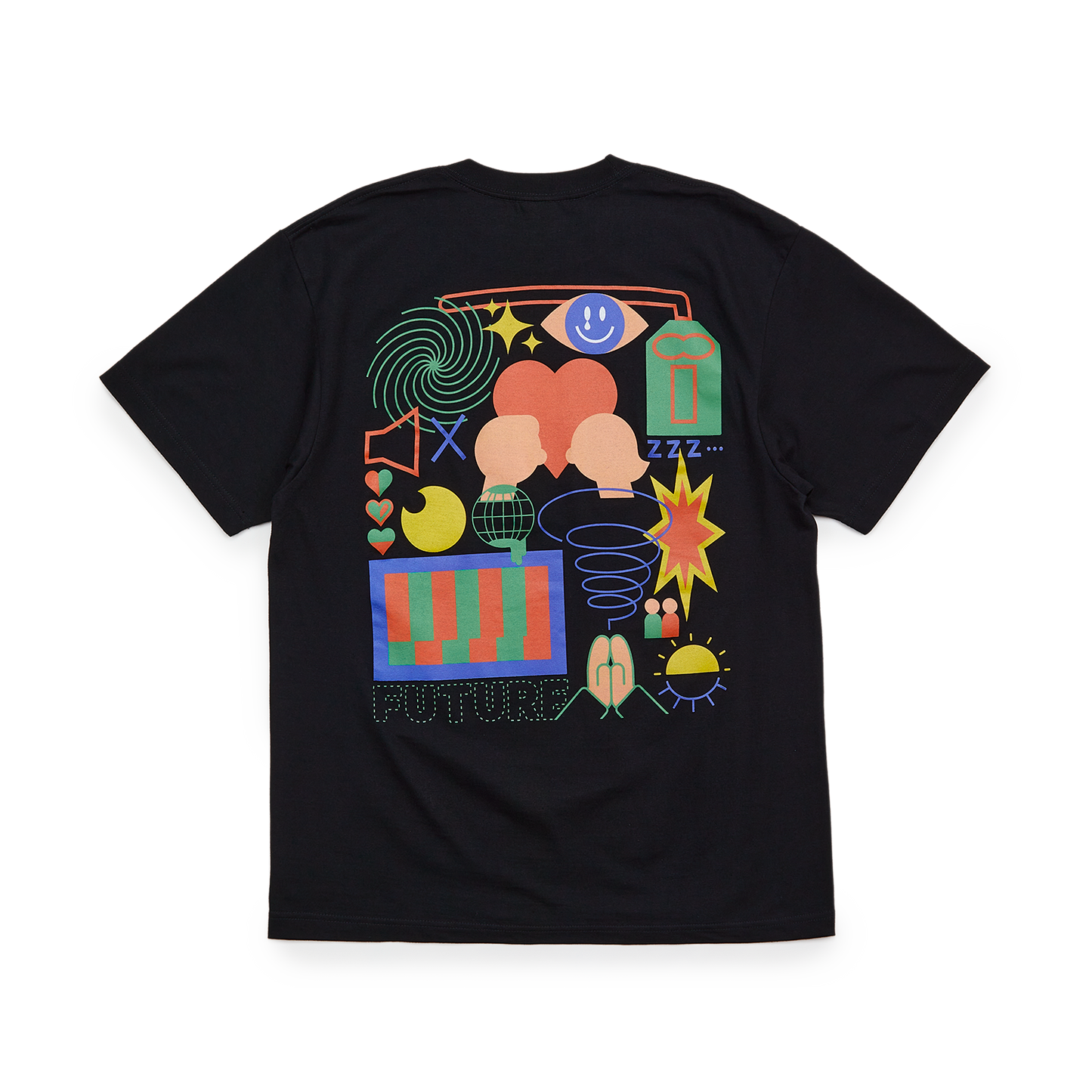 愛心 Tシャツ [ブラック] – 川崎鷹也公式オンラインショップ