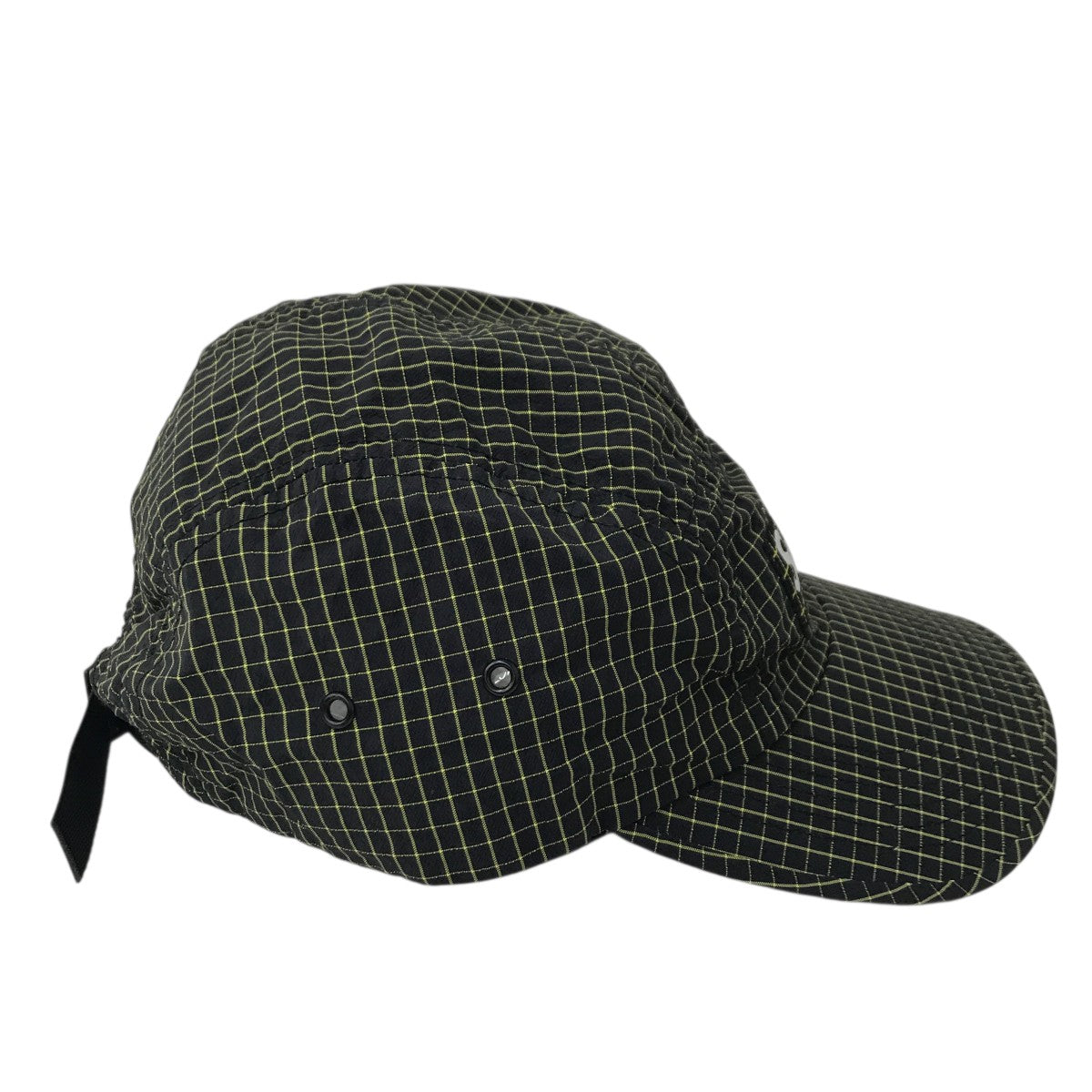 Supreme(シュプリーム) チェックキャップ ブラック×イエロー｜【公式