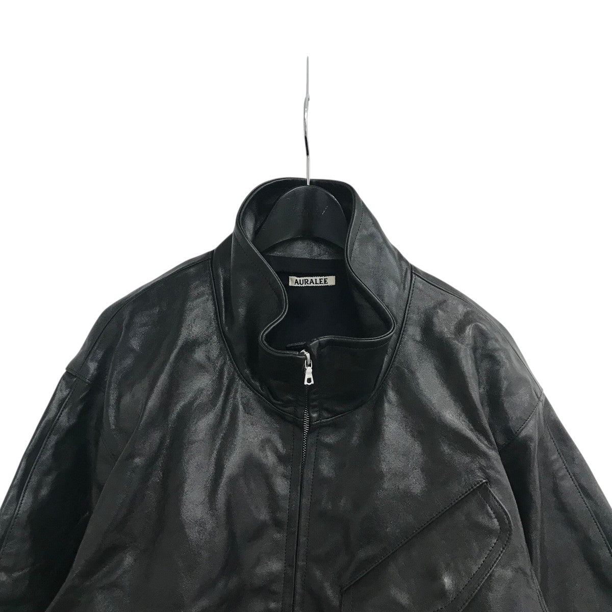 AURALEE(オーラリー) 25AW「LAMB LEATHER ZIP BLOUSON」レザー