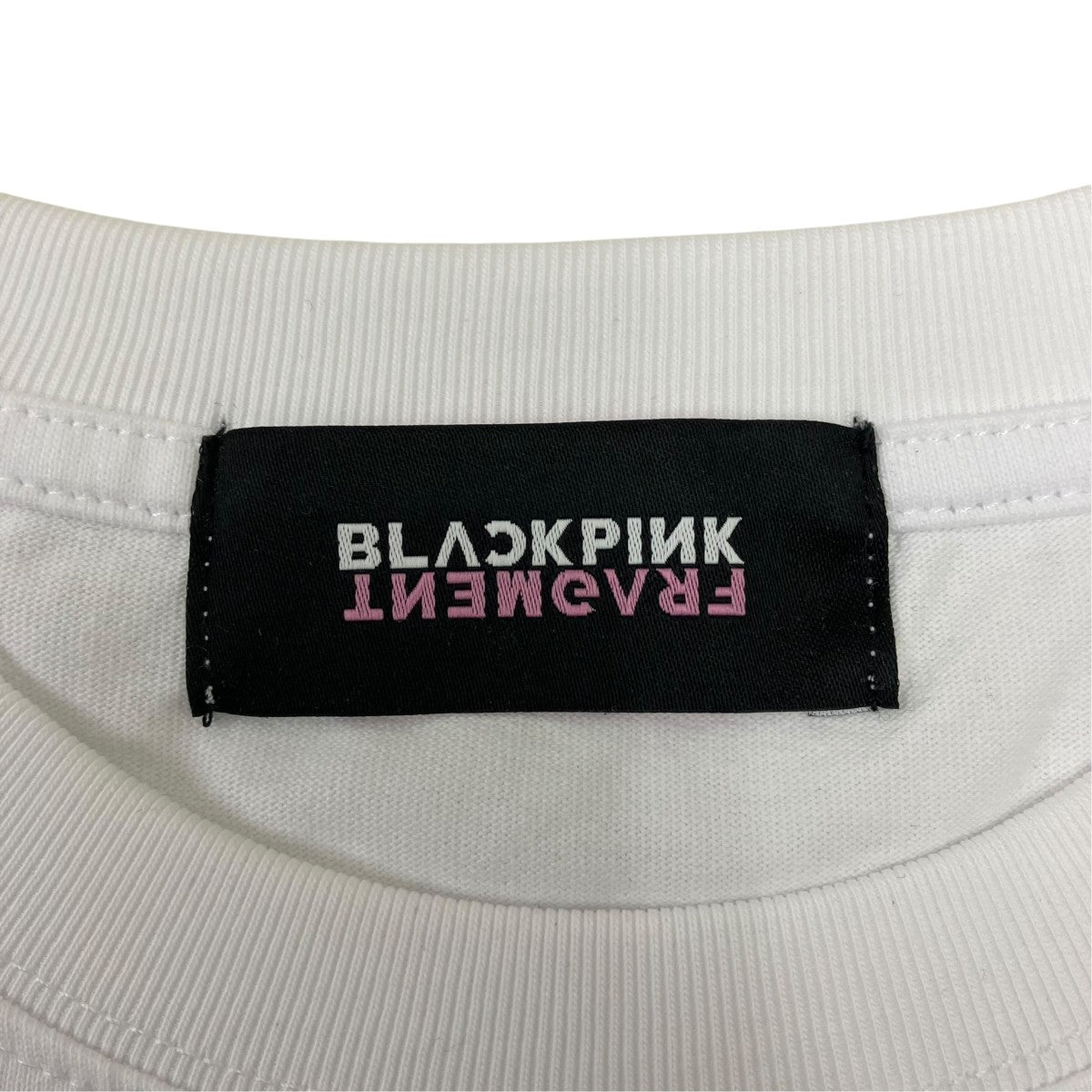 BLACKPINK×FRAGMENT DESIGN プリントTシャツ ホワイト サイズ S