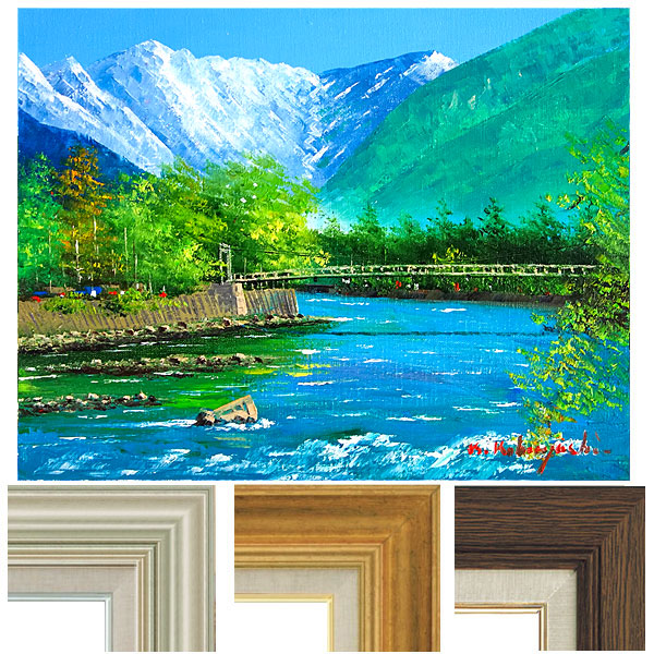 手描き油絵風景F12号+額縁入り 手描き油絵風景F12号+額縁入り 楽天市場