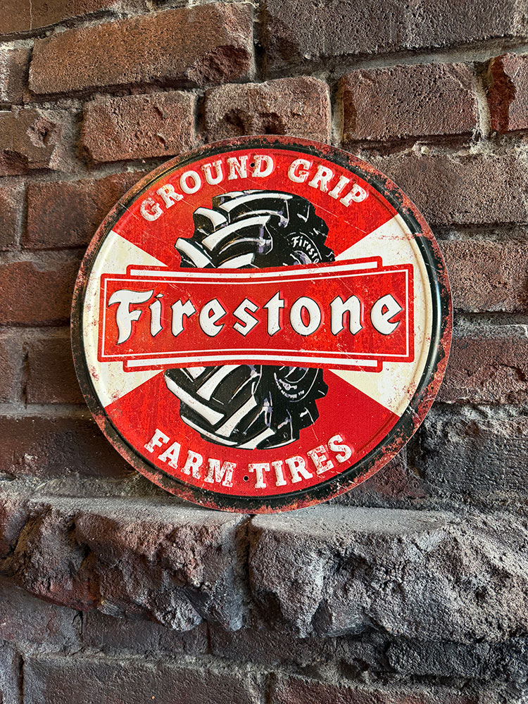 楽天市場】ブリキ看板 FIRE STONE ファイアストン サインプレート