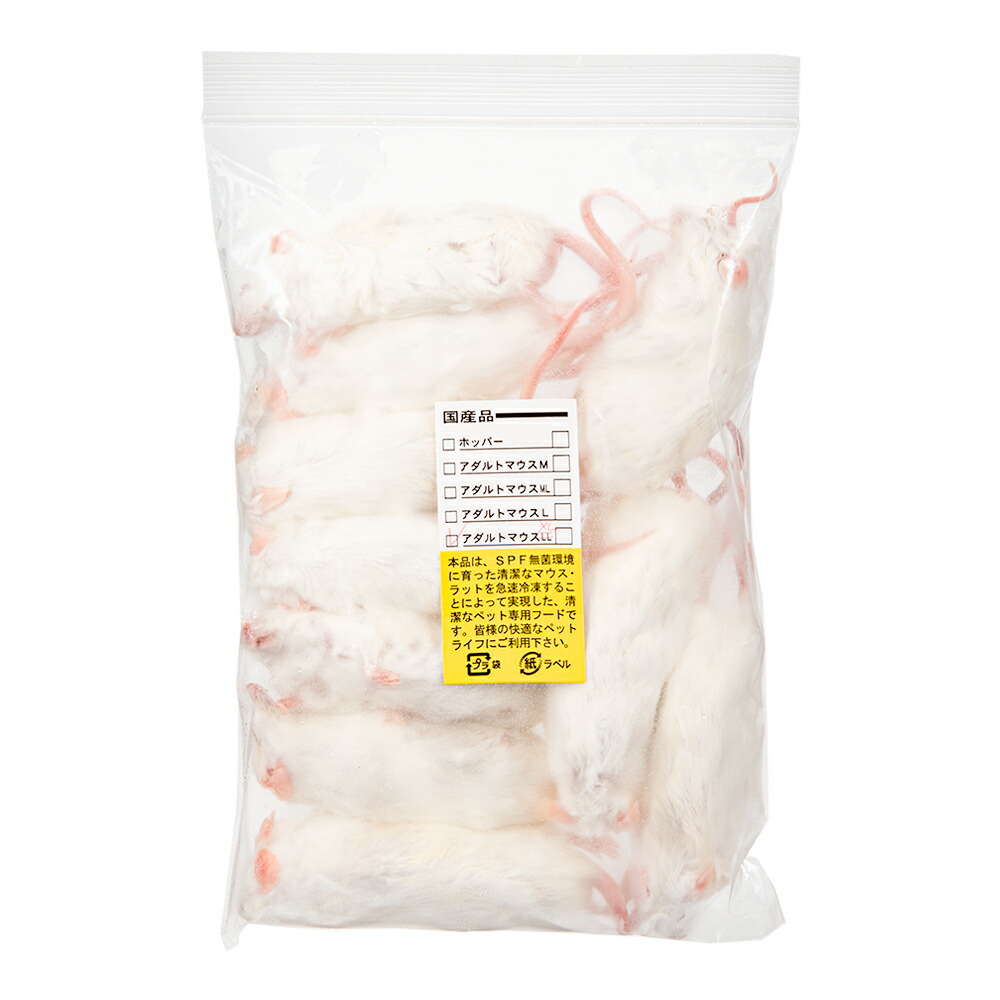 楽天市場】冷凍☆アダルトL カタ養殖 Mice30 冷凍マウス（10