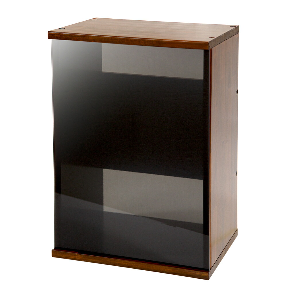 楽天市場】水槽台 アクロ キャビネット 4527 ブラウン 透明ガラス