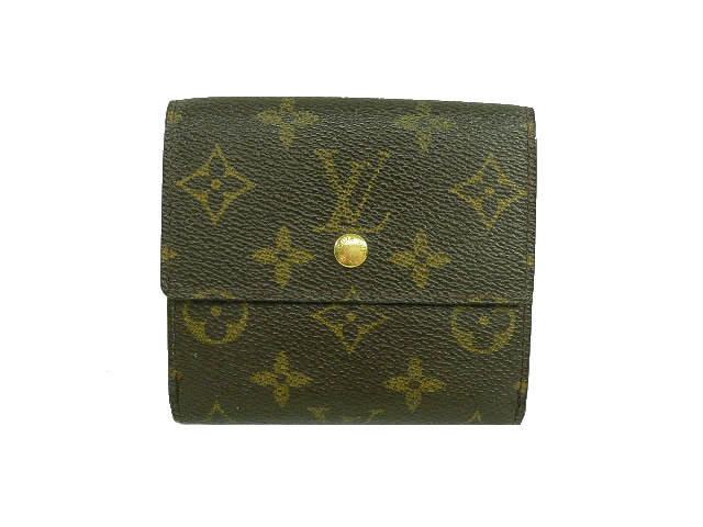 ルイヴィトン LOUIS VUITTON 割引 Wホック財布 モノグラム レディース