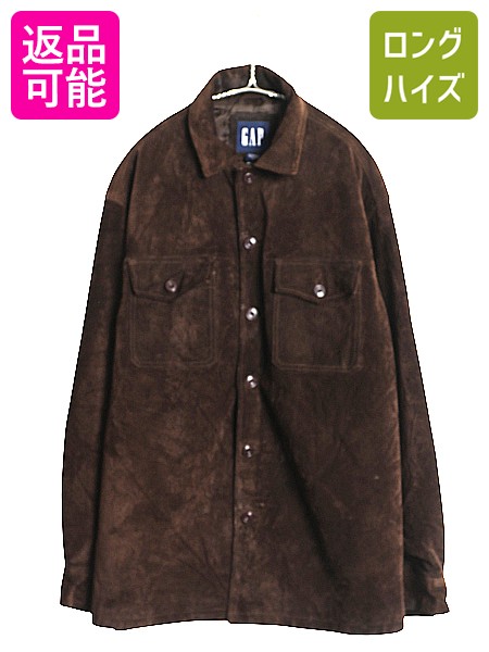 楽天市場】00s OLD GAP 本革 スエード レザー トラッカー ジャケット
