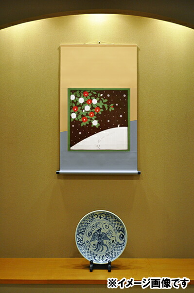 掛け軸2本と家紋付タペストリー 掛け軸2本と家紋付タペストリー 掛け軸2