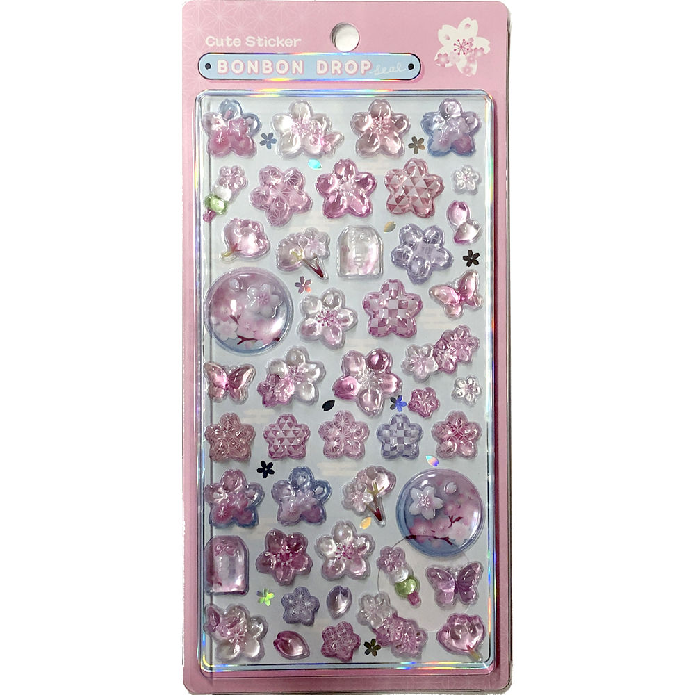 楽天市場】ボンボンドロップシール さくら クーリア 正規品3Dシール