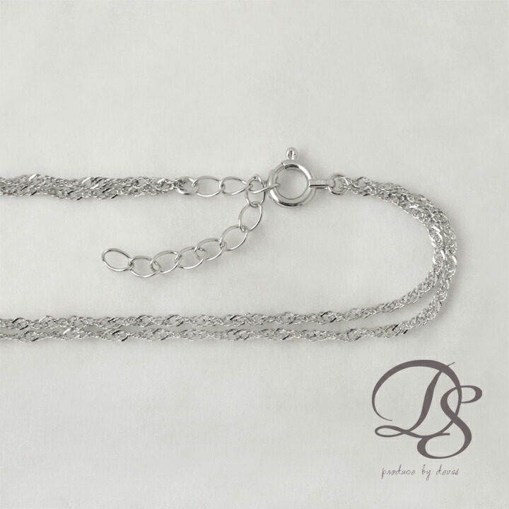 楽天市場】プラチナ ブレスレット レディース シンプル 2連 ダブル