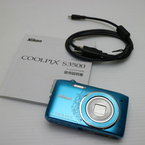 楽天市場】【中古】 美品 COOLPIX S3500 オリエンタルブルー 安心保証