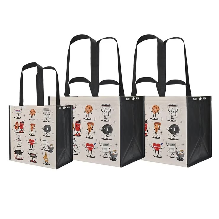 楽天市場】コストコ オーシャン ショッピングバッグ 3枚パック