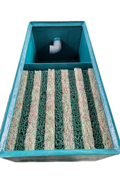 楽天市場】☆ライフ商事 FRP製生物濾過槽 1-2型 2槽式 濾過材1槽目