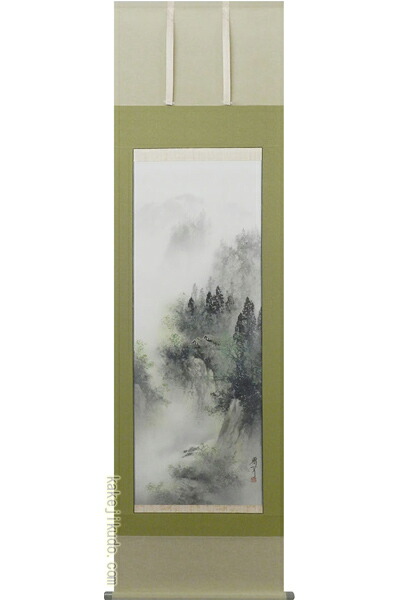 楽天市場】掛軸 緑韻渓聲 （島田智博）送料無料 【肉筆】【掛軸】【一