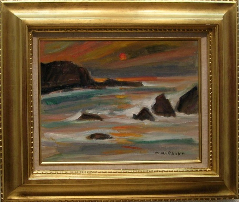 楽天市場】奈良岡正夫 「仔山羊」 油彩4号 : 小野画廊