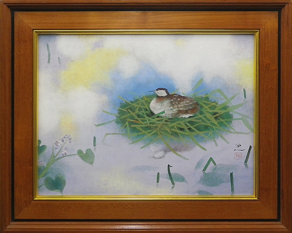 楽天市場】工藤甲人 「くさむらのともしび」 日本画6号 : 小野画廊