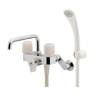 楽天市場】水栓金具 カクダイ 139-801 2ハンドルシャワー混合栓 : 住宅