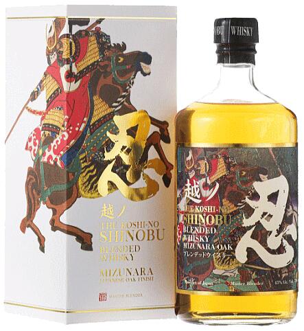 楽天市場】越ノ忍 ブレンデッドウイスキー 43度 700ml 箱入り 新潟