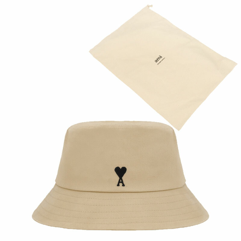 美品】Ami Paris バケットハット 60 楽天市場】AMI Paris バケット