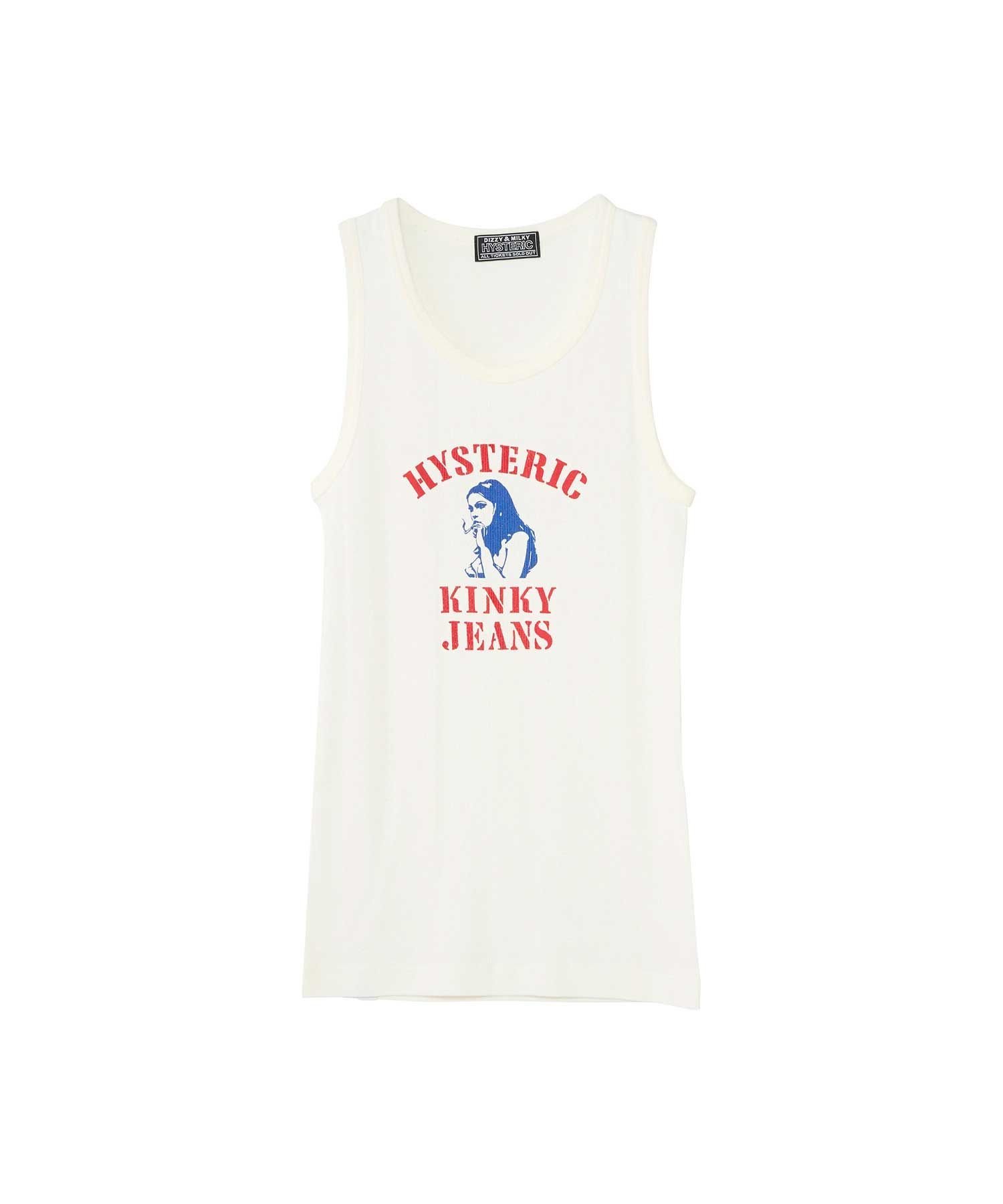 ヒステリックグラマー タンクトップ ホワイト 値引き◯ Amazon.co.jp