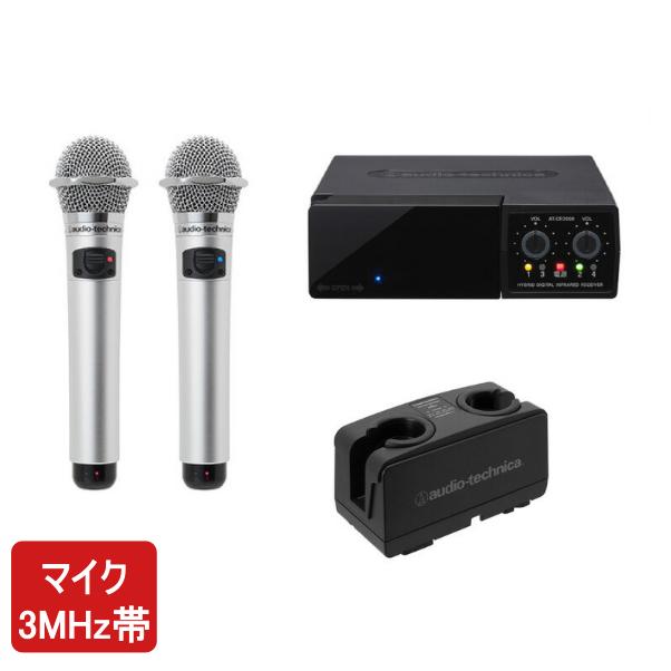 オーディオテクニカ赤外線ワイヤレスマイクセットCR700+CLM7000極上