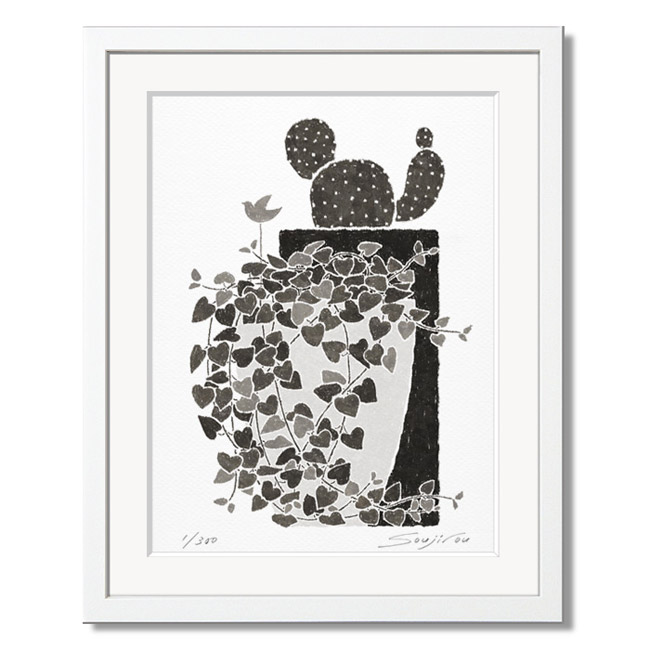 楽天市場】【2月10日 限定クーポン】絵画 モノクロ 植物画 ハート