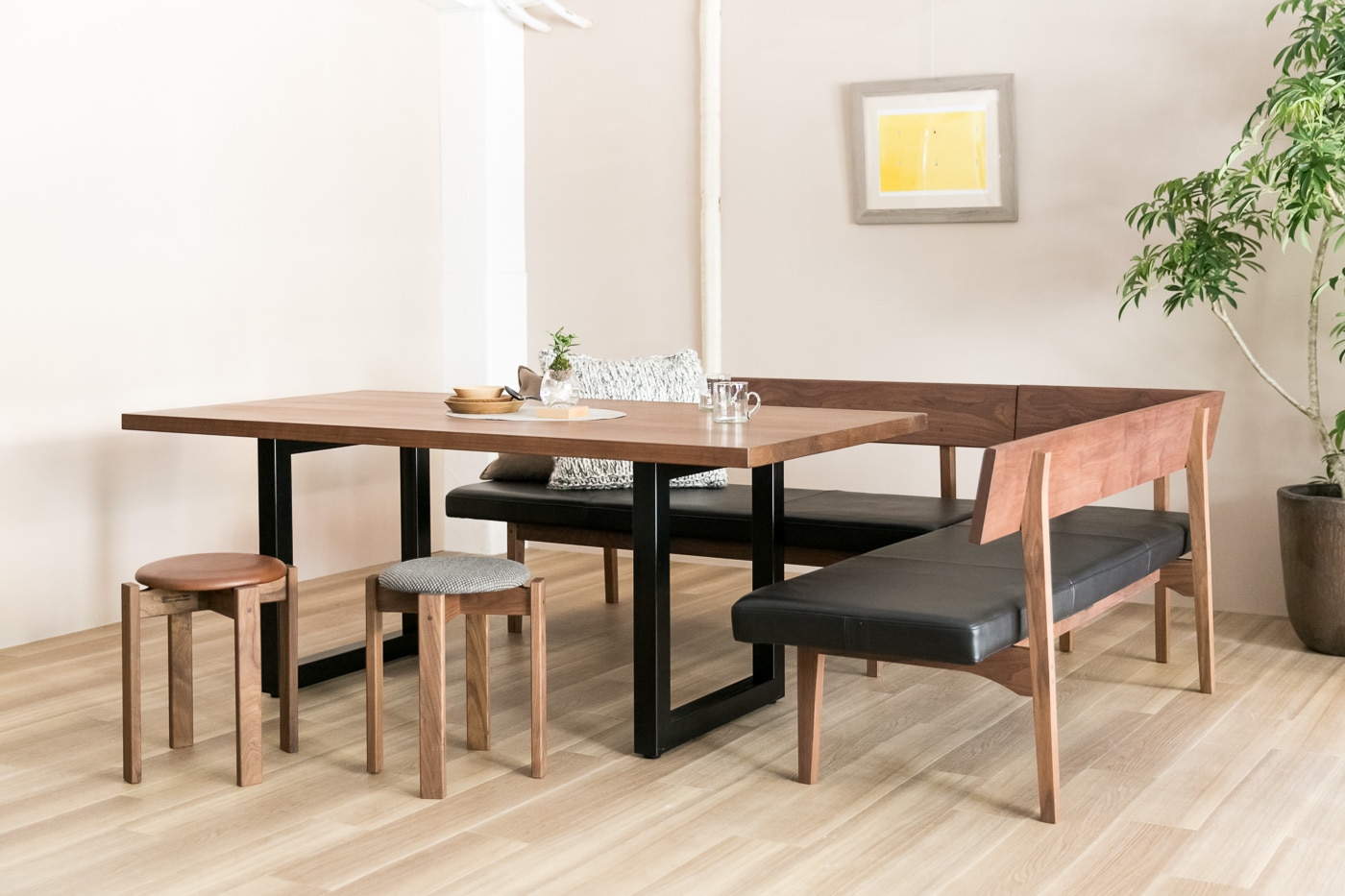 マーク スツール (樹種レッドオーク（オイル仕上げ） 張地ランクランク