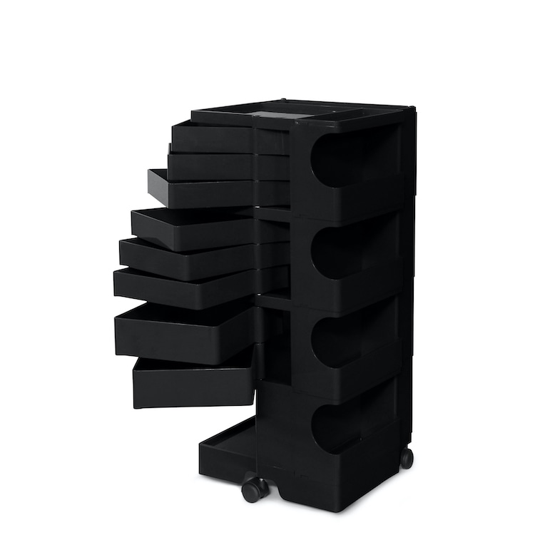 取付無料！B-LINE ボビーワゴン 4段6トレイ ライムグリーンラック✨