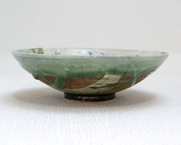 和雑貨 四季彩堂 オンラインショップ / 万能平鉢 二色線刻