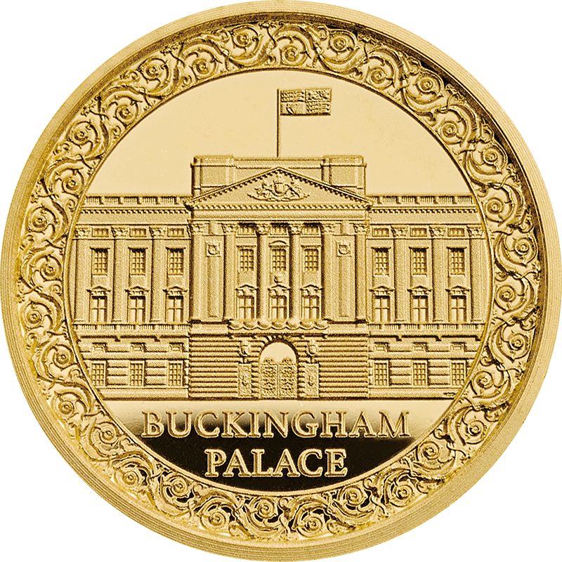 英国 2024年 バッキンガム宮殿 50ペンス金貨 1/40オンス プルーフ