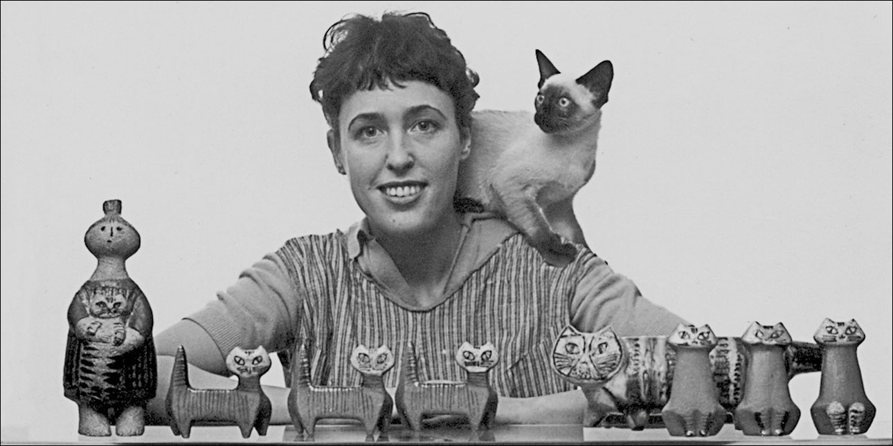 Lisa Larson リサラーソン UNGAR Pelle 少年と猫