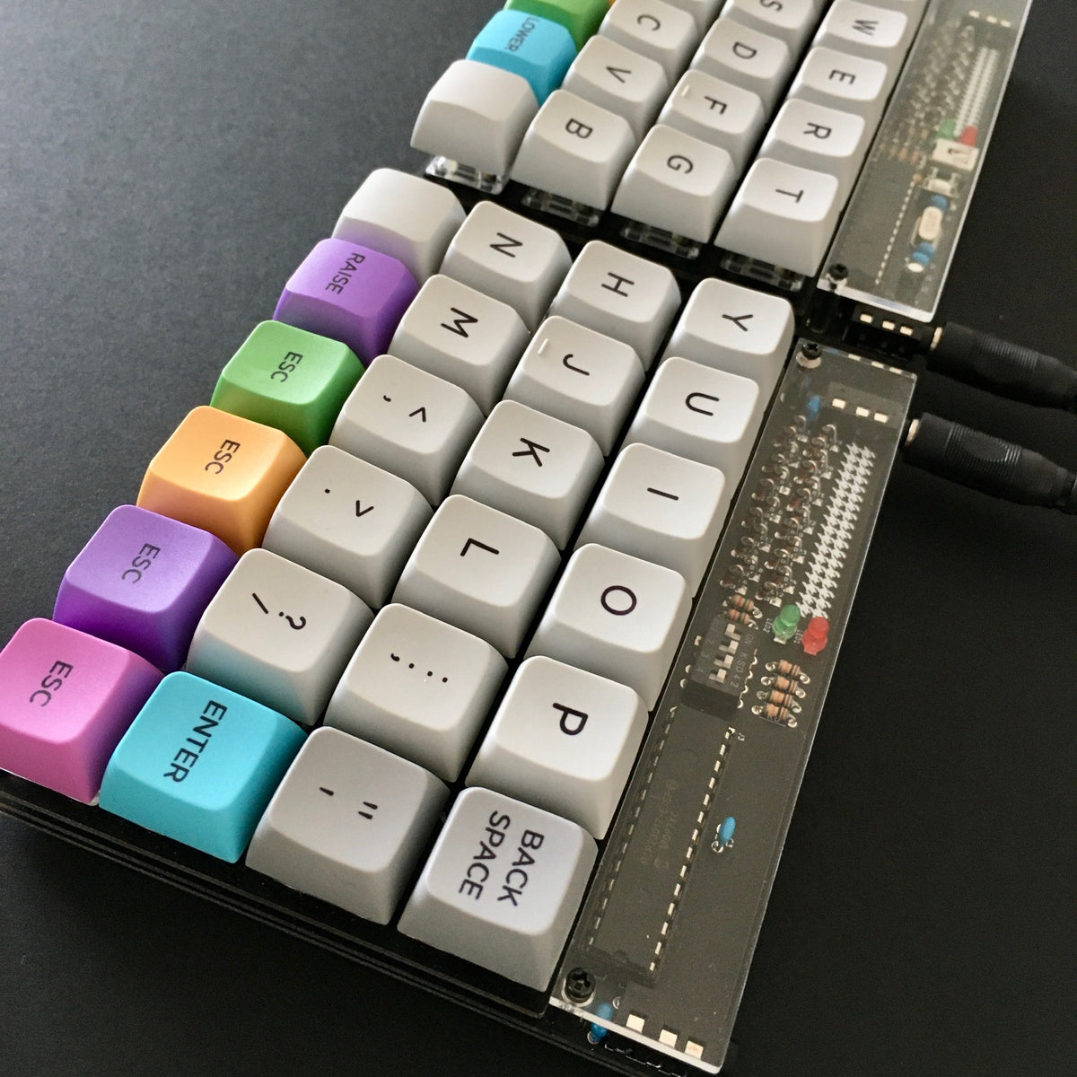 分割キーボード nuio 日本未発売 カスタム付属品セット 分割キーボード