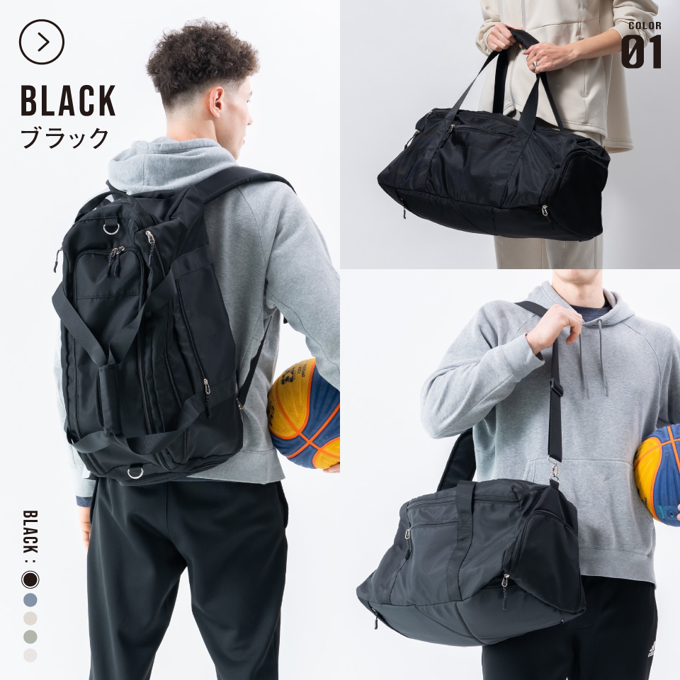 MURA（ムラ） ボストンバッグ リュック ショルダー メンズ 大容量 軽量