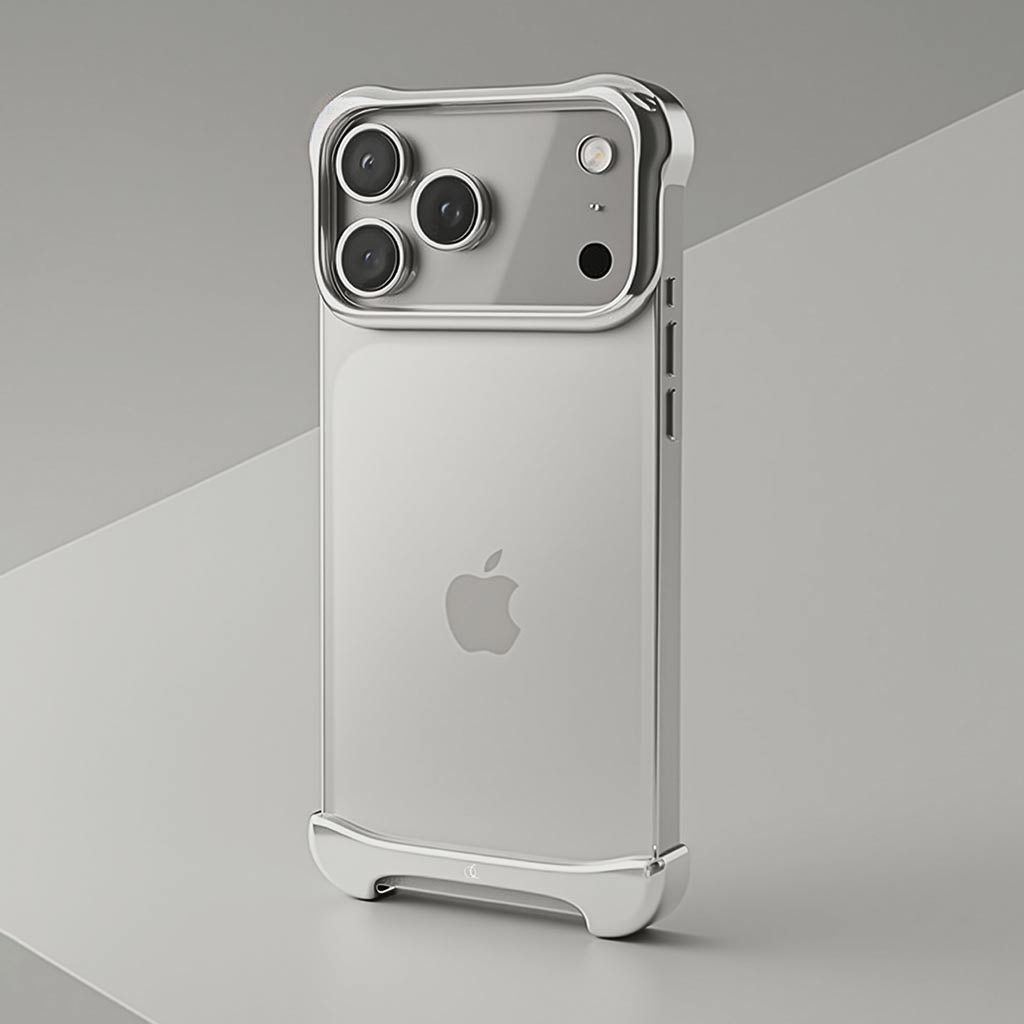 iPhone Air / 17 Pro Max ケース アルミ バンパー アルミ・ミラー
