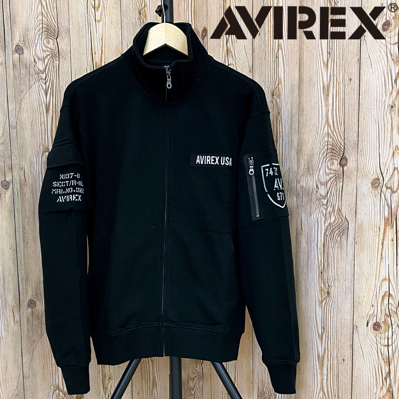 AVIREX（アヴィレックス） FATIGUE STAND ZIP スウェット 783-3930011