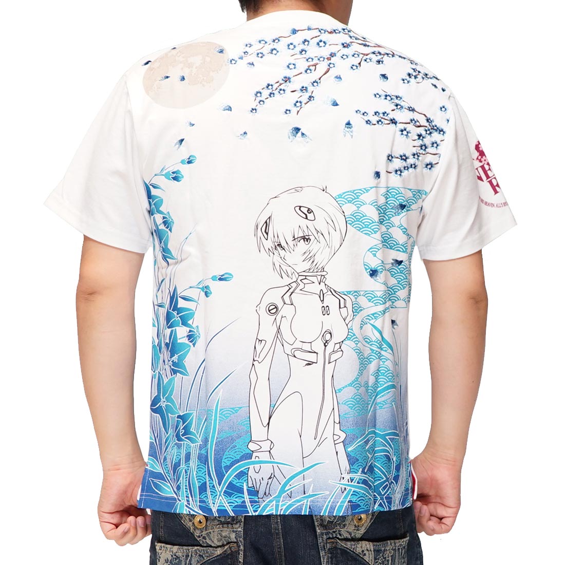 エヴァンゲリオン Evangelion 錦 コラボ 綾波 レイ Tシャツ 半袖