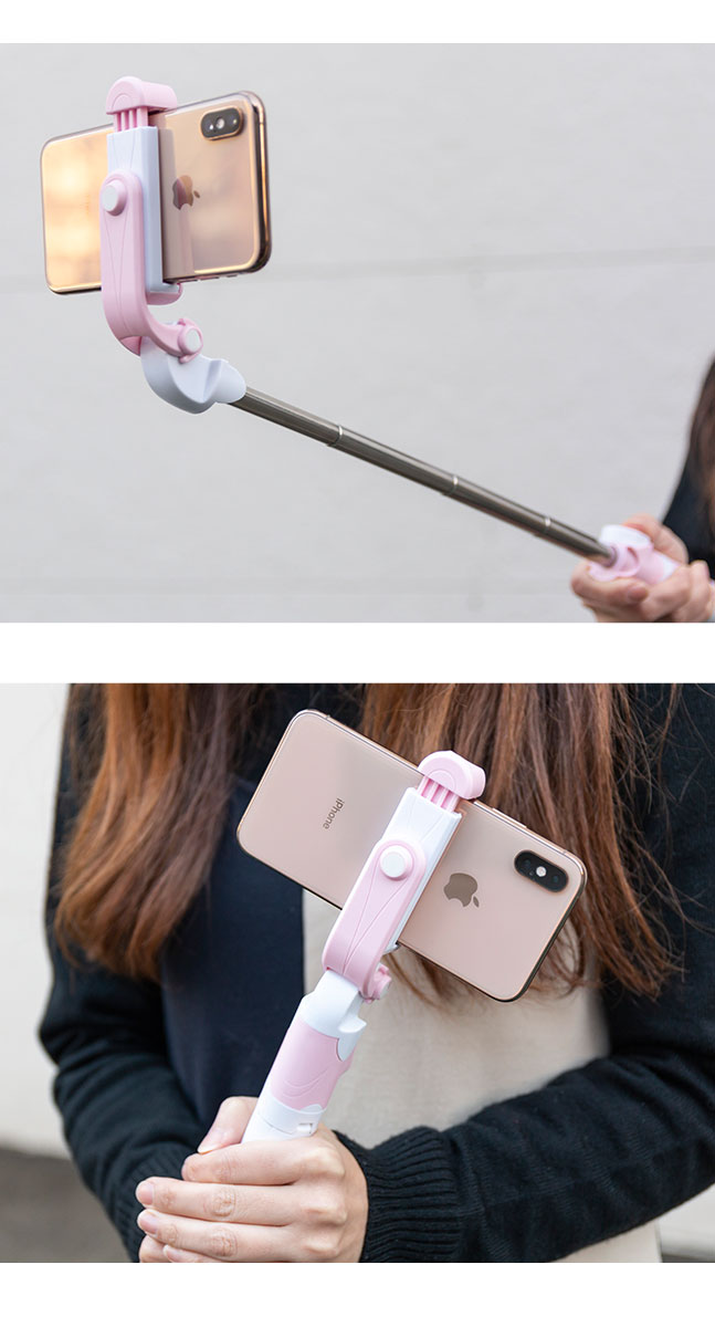 メール便送料無料] 360度回転 三脚付き セルカ棒 {3}【自撮り棒 じどり