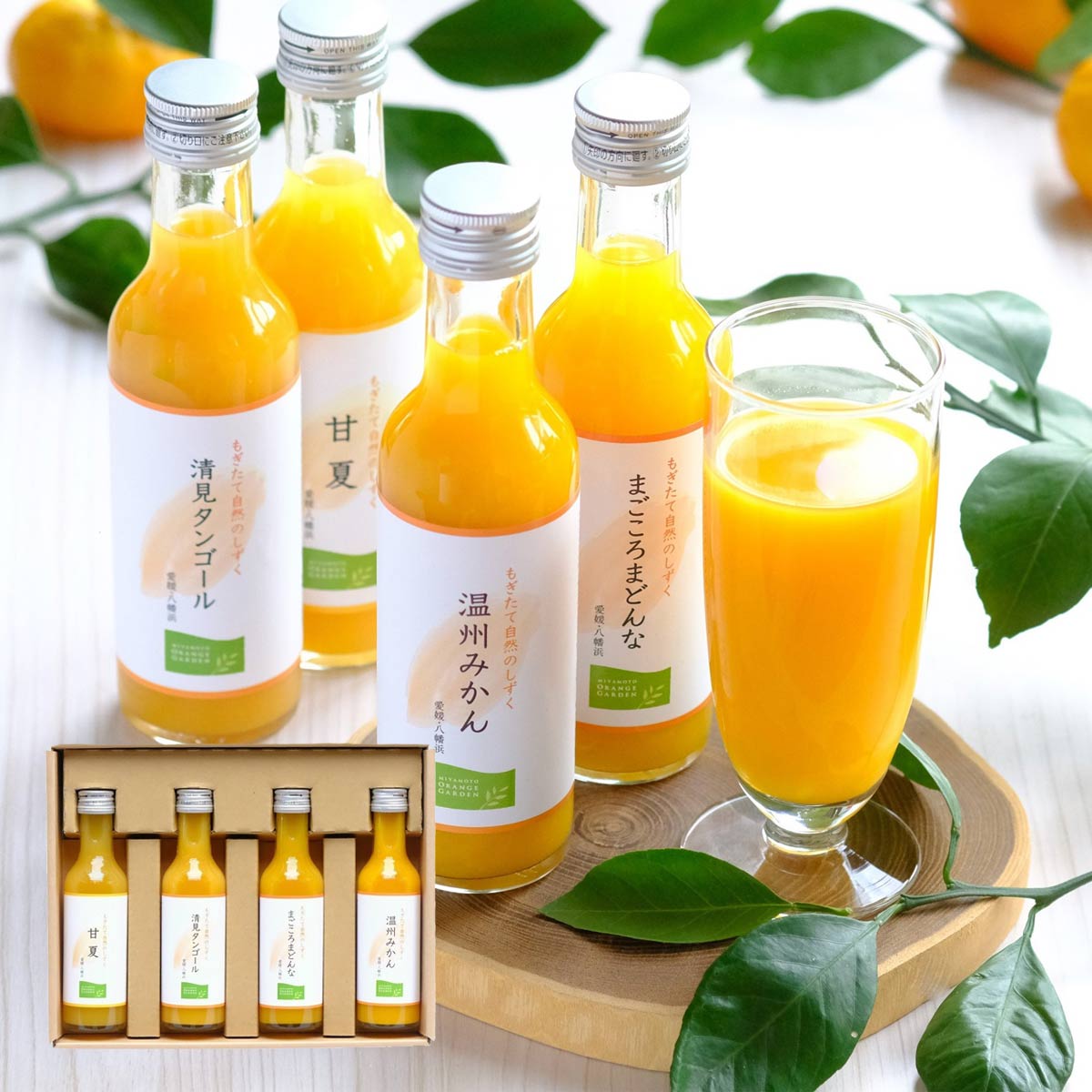プレゼント ギフト 愛媛産 みかん ジュース オレンジ 4種 飲み比べ