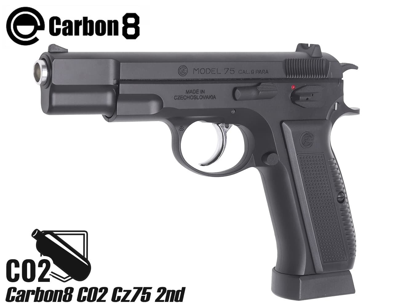 C8-GB-022 Carbon8 CZ SHADOW-2 CO2 ブローバック : MILITARY BASE