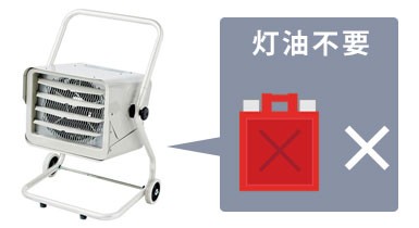 ナカトミ 業務用 電気ファンヒーター TEH-50 (三相200V/消費電力5000W