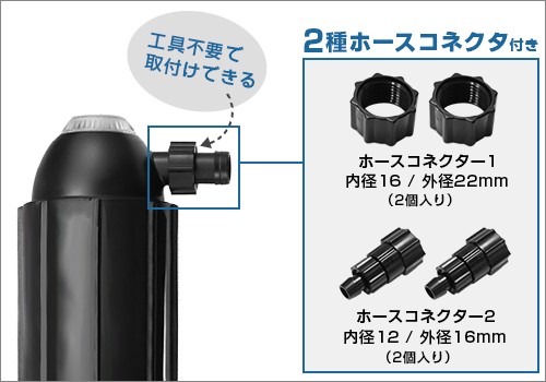 カミハタ UV殺菌灯 ターボツイストZ 9W (約300L以下の水槽に対応