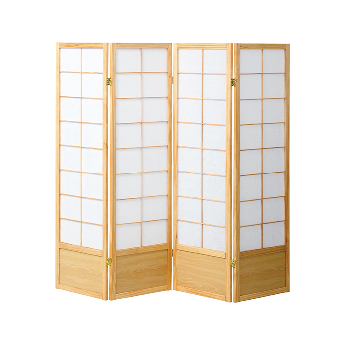 昭和レトロ衝立 和風衝立 4連 高さ150cm 昭和レトロ衝立 和風衝立 4連