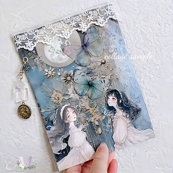 a4デザインペーパー コラージュシート コラージュペーパーセット