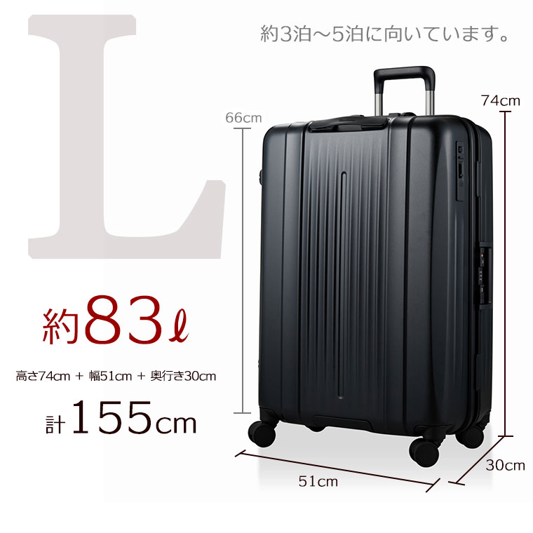 未使用】Siffler 訳ありスーツケース カギ/ダイヤル付 641-99 未使用