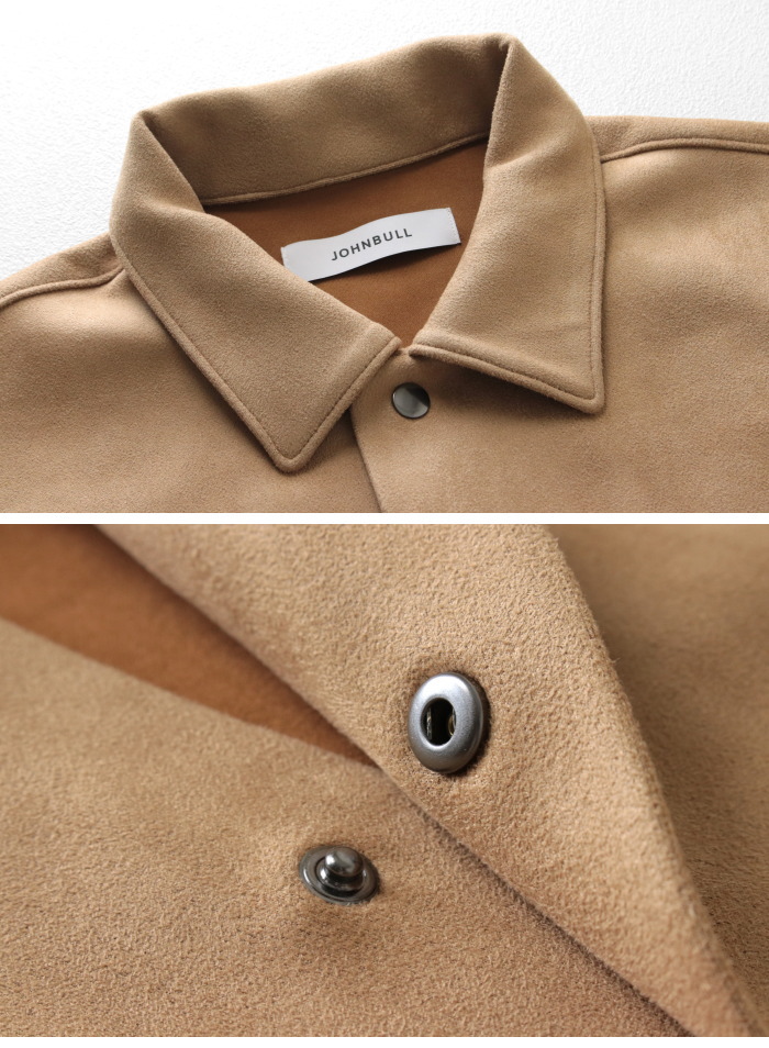 Johnbull（ジョンブル） エコスウェードシャツ JM254S01 メンズ