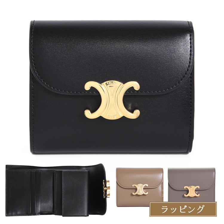 CELINE（セリーヌ） スモール フラップウォレット トリオンフ